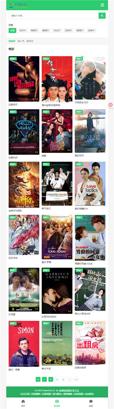 列表页
